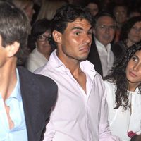 Rafa Nadal y Xisca Perelló en el concierto de Julio Iglesias en Barcelona