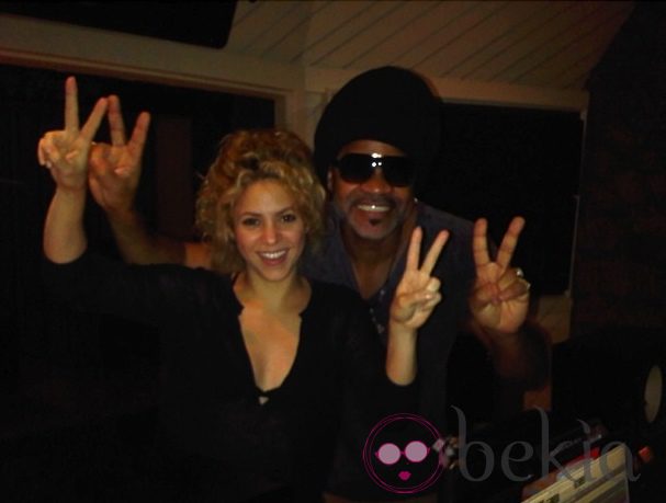 Shakira y Carlinhos Brown en Brasil