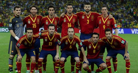 Alineación de España en la final de la Copa Confederaciones 2013