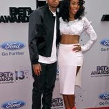 Chris Brown y Sevyn Streeter en los BET Awards 2013