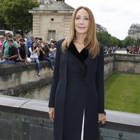 Marisa Berenson en la presentación de la colección de alta costura de Dior en París