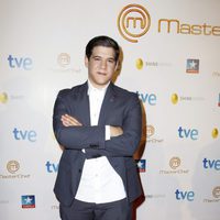 Juan Manuel, el ganador, durante la final del programa 'Masterchef' en Madrid