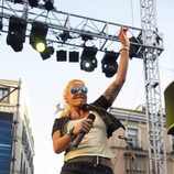 Leticia Sabater en su actuación en el Orgullo Gay de Madrid 2013