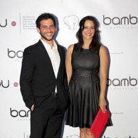 Fran Perea y Luz Valdenebro en la fiesta del quinto aniversario de Bambú