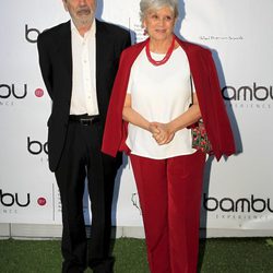 José Manuel Cervino y su mujer en la fiesta del quinto aniversario de Bambú