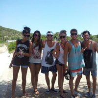 Raky, Susana, Giuls y los hermanos Montoya, de 'Gran Hermano catorce', en Ibiza