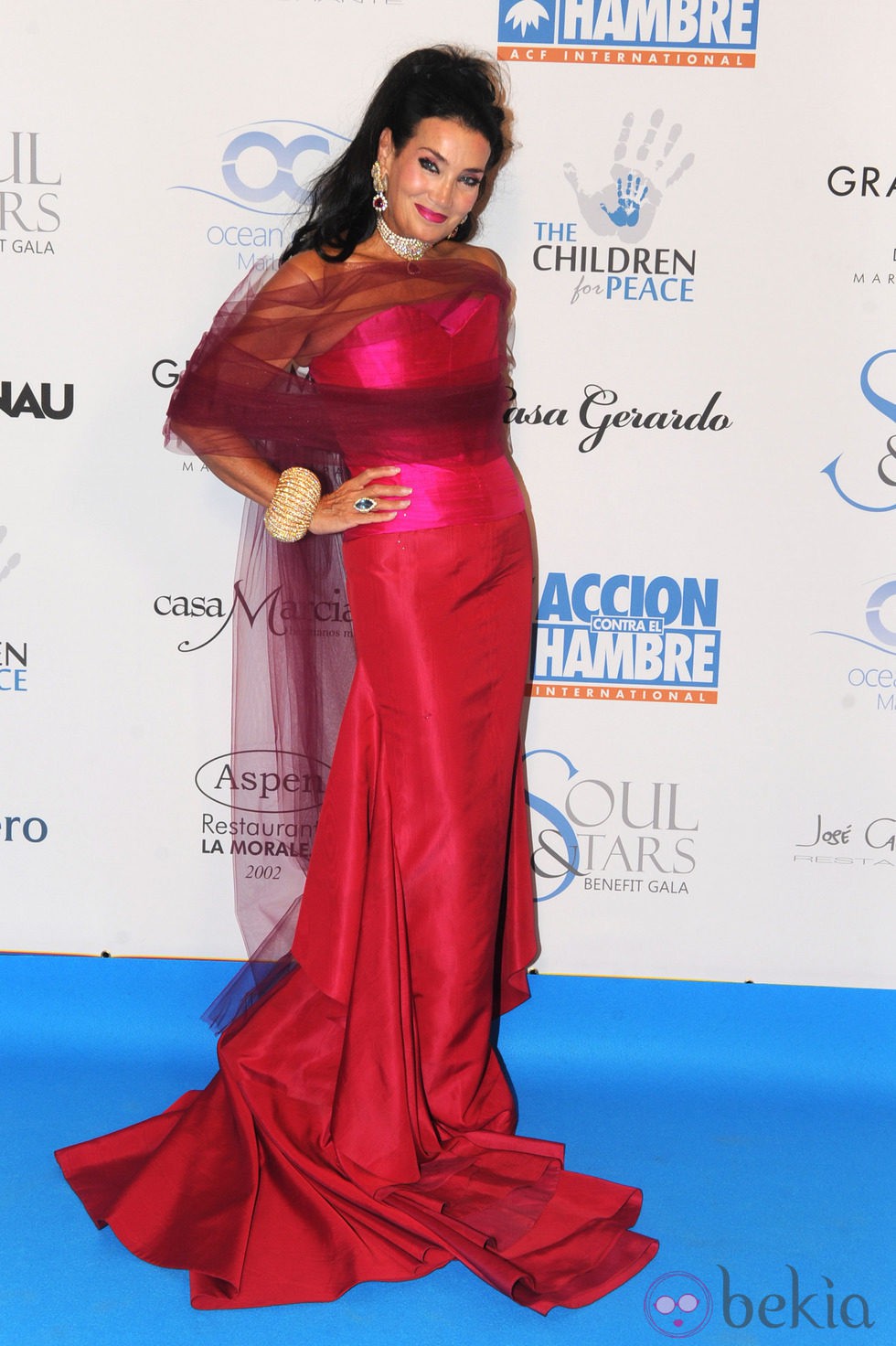 Lamia Khashoggi en la 'Soul & Stars Gala' en Marbella
