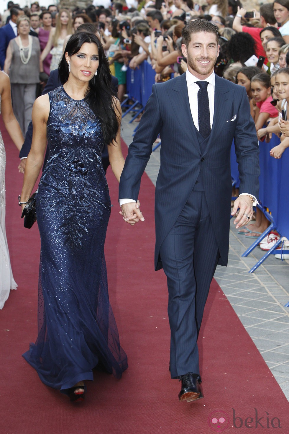 Sergio Ramos y Pilar Rubio en la boda de Alejandro Talavante y Yessica Ramírez