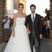 Alejandro Talavante y Yessica Ramírez el día de su boda