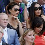 Wayne Rooney y Victoria Beckham en la final de Wimbledon 2013