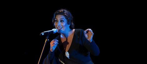Estrella Morente ofreciendo un concierto en Los Veranos de la Villa 2013