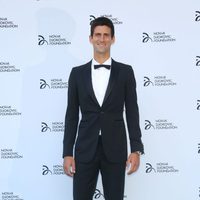 Novak Djokovic en una cena solidaria de su Fundación