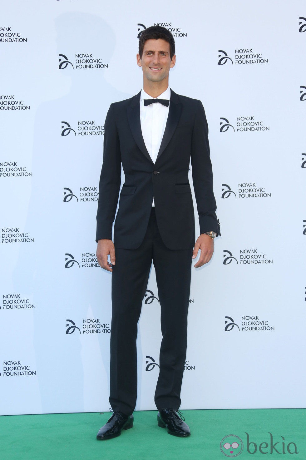 Novak Djokovic en una cena solidaria de su Fundación