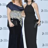 Sarah Ferguson y Eugenia de York en una cena solidaria de la Fundación Novak Djokovic