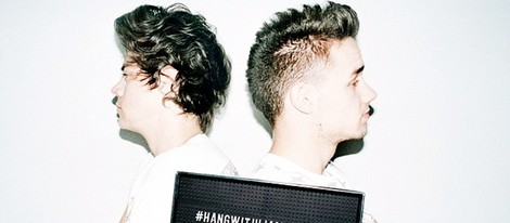 Harry Styles y Liam Payne  en una campaña contra el cáncer juvenil