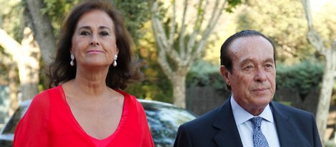 Carmen Tello y Curro Romero en la boda de Leticia Calderón y Manuel Lastra