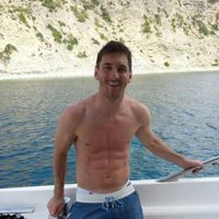 Leo Messi durante sus vacaciones en Ibiza