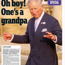 Portada de Daily Mail con el nacimiento del hijo de los Duques de Cambridge
