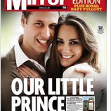 Portada de Daily Mirror con el nacimiento del hijo de los Duques de Cambridge