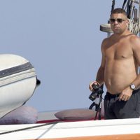 Ronaldo con el torso desnudo en Ibiza