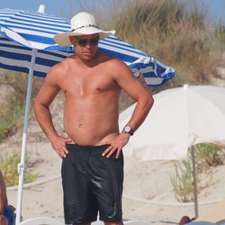 Ronaldo en bañador en Ibiza