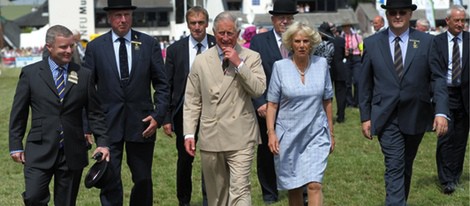 El Príncipe de Gales y la Duquesa de Cornualles en el Royal Welsh Show