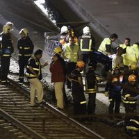 Investigan la causa del accidente de un tren en Santiago de Compostela