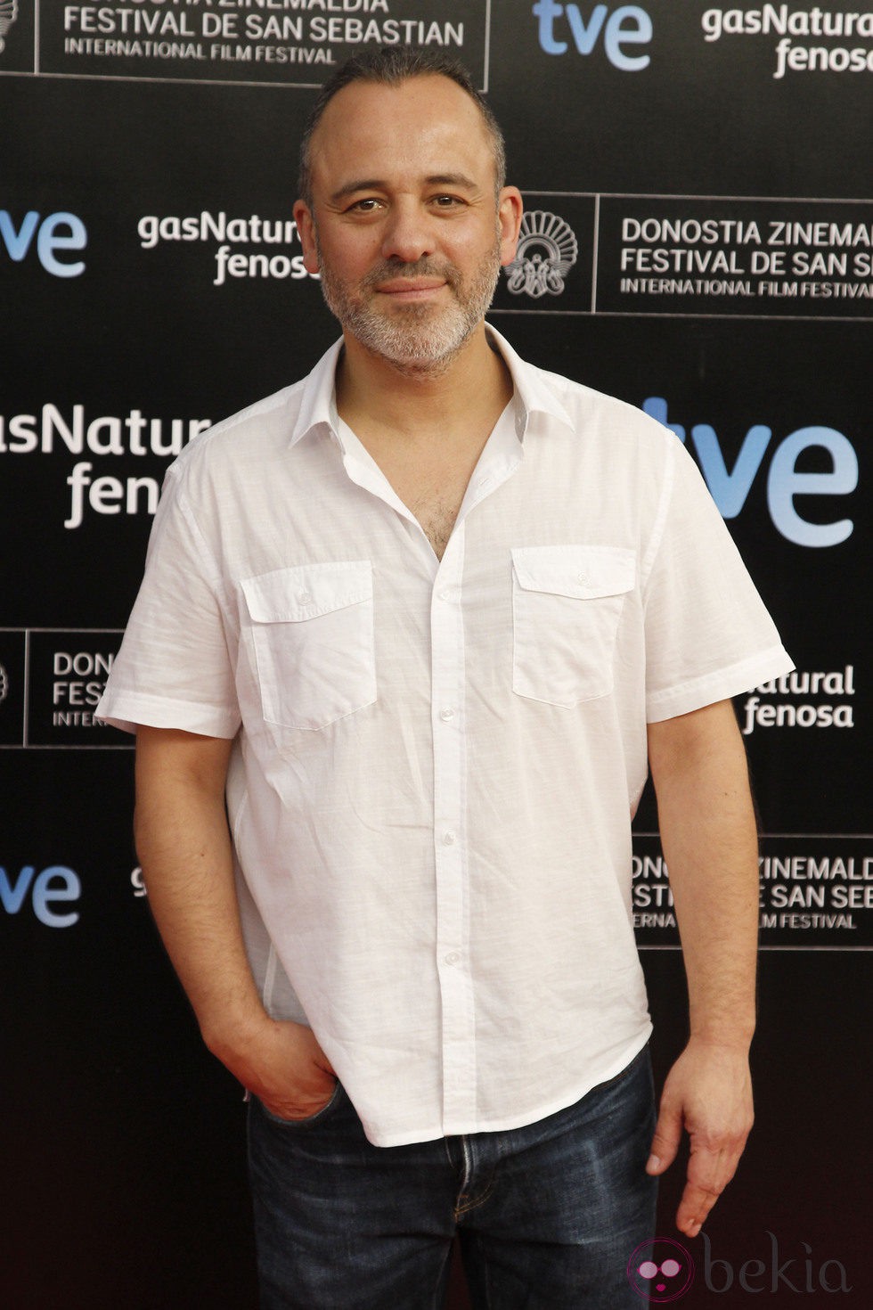 Javier Gutiérrez en la presentación del Festival de Cine de San Sebastián 2013