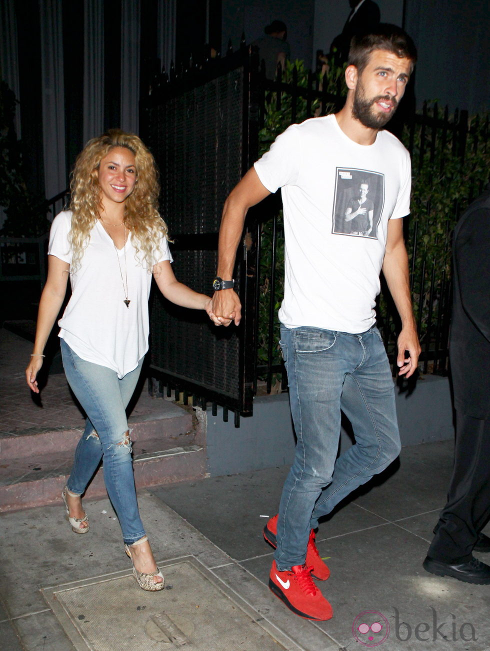 Gerard Piqué y Shakira de cena en Hollywood
