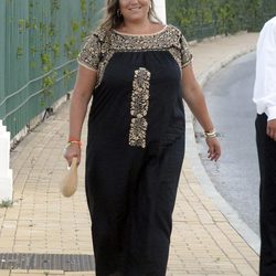 Caritina Goyanes acude a una fiesta organizada por su madre en Marbella