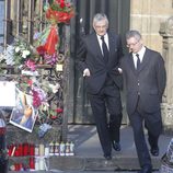 Alberto Ruiz Gallardón en el funeral por las víctimas del tren de Santiago