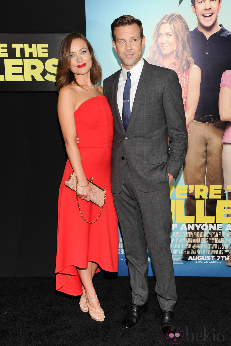 Jason Sudeikis y Olivia Wilde en el estreno de 'Somos los Miller' en Nueva York