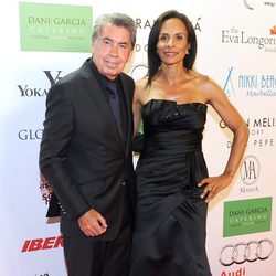 Manolo Santana y Claudia Rodríguez en la Global Gift Gala 2013 de Marbella