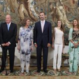 La Familia Real Española en la cena con las autoridades de Baleares