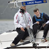 Federico de Dinamarca en la regata Nations Cup