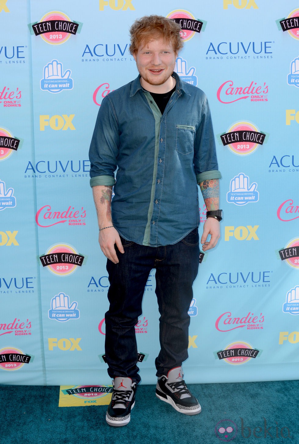 Ed Sheeran en los Teen Choice Awards 2013