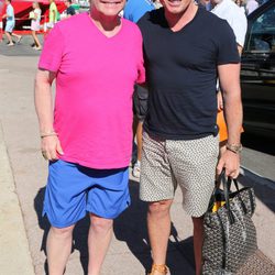Elton John y David Furnish en Saint-Tropez