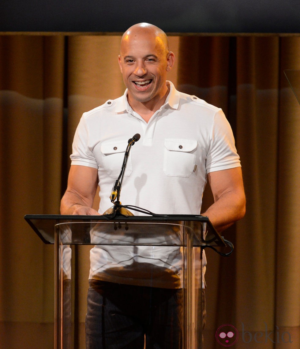 Vin Diesel en el almuerzo de la Asociación de la Prensa Extranjera de Hollywood