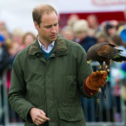 El Príncipe Guillermo de Inglaterra en su visita a la Feria de Anglesey