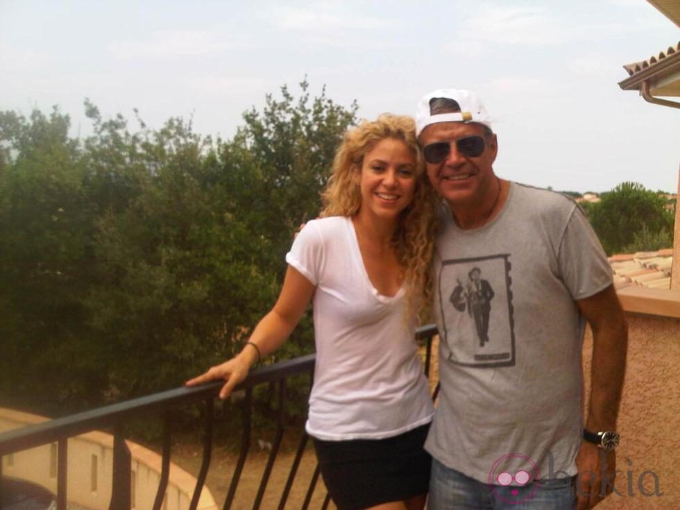 Shakira y Joan Piqué en la campiña francesa