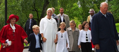 La Familia Real de Noruega en la celebración del 40 cumpleaños de Mette-Marit de Noruega