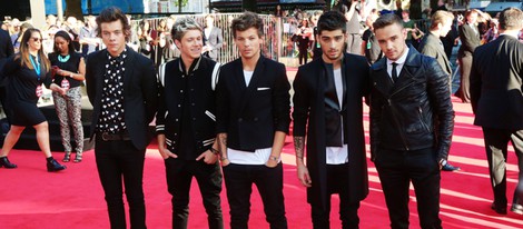 Los One Direction en el estreno de '1D: This is Us' en Londres