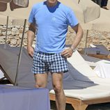 Alfonso Díez en una playa de Ibiza