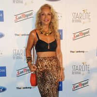 Carmen Lomana en el concierto de David Bisbal en el Starlite Festival 2013