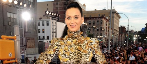 Katy Perry en la alfombra roja de los MTV VMA 2013