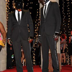 Daft Punk en la alfombra roja de los MTV VMA 2013