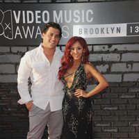 Jionni LaValle y Snooki en los MTV Video Music Awards 2013