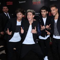 Los One Direction en el estreno de '1D: This is Us' en Nueva York