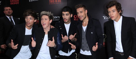 Los One Direction en el estreno de '1D: This is Us' en Nueva York