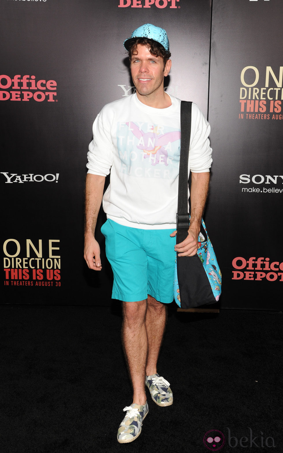 Perez Hilton en el estreno de '1D: This is Us' en Nueva York